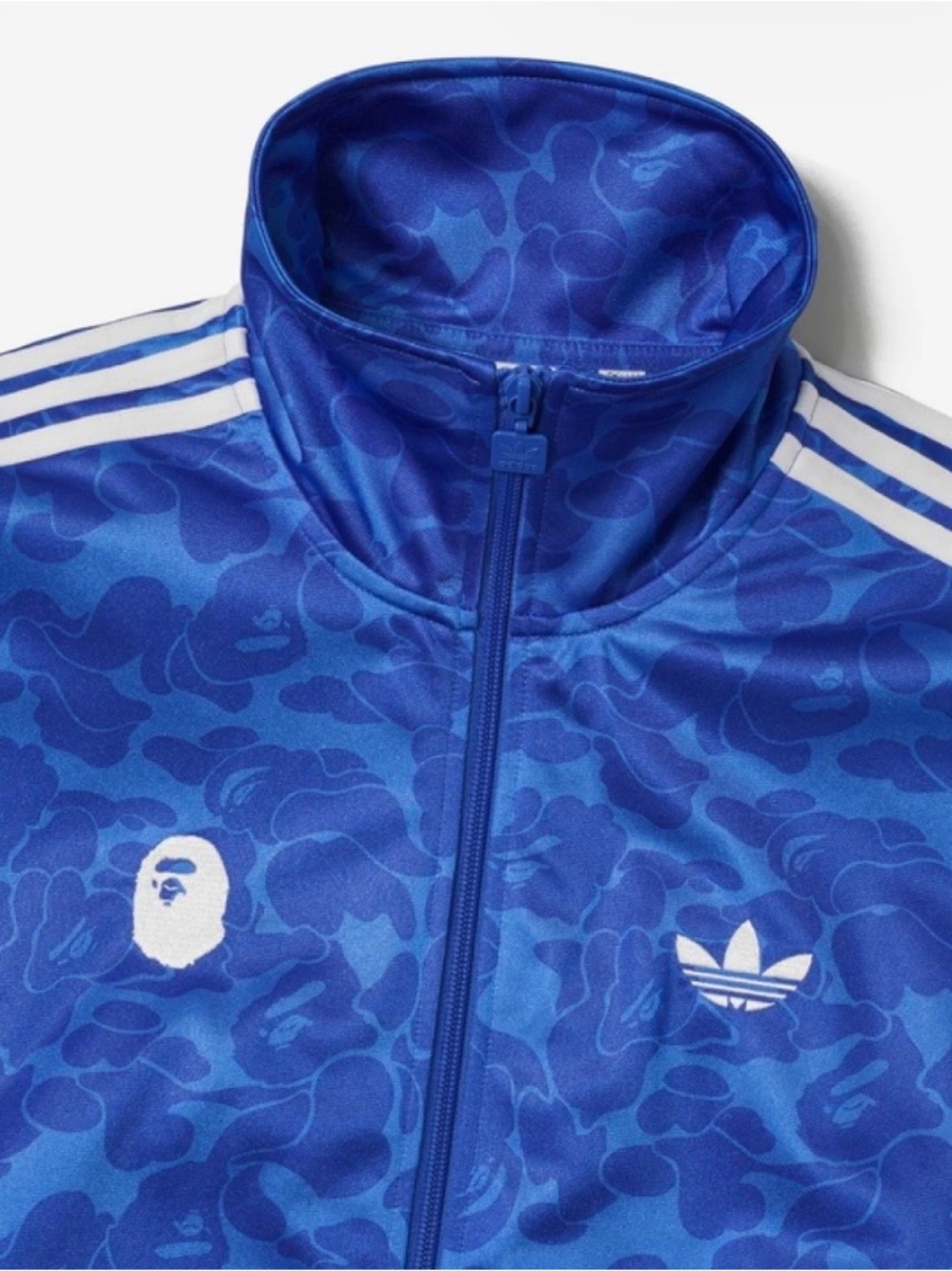 Adidas x BAPE Blue Camouflage Track Jacket - Picture 3 of 6